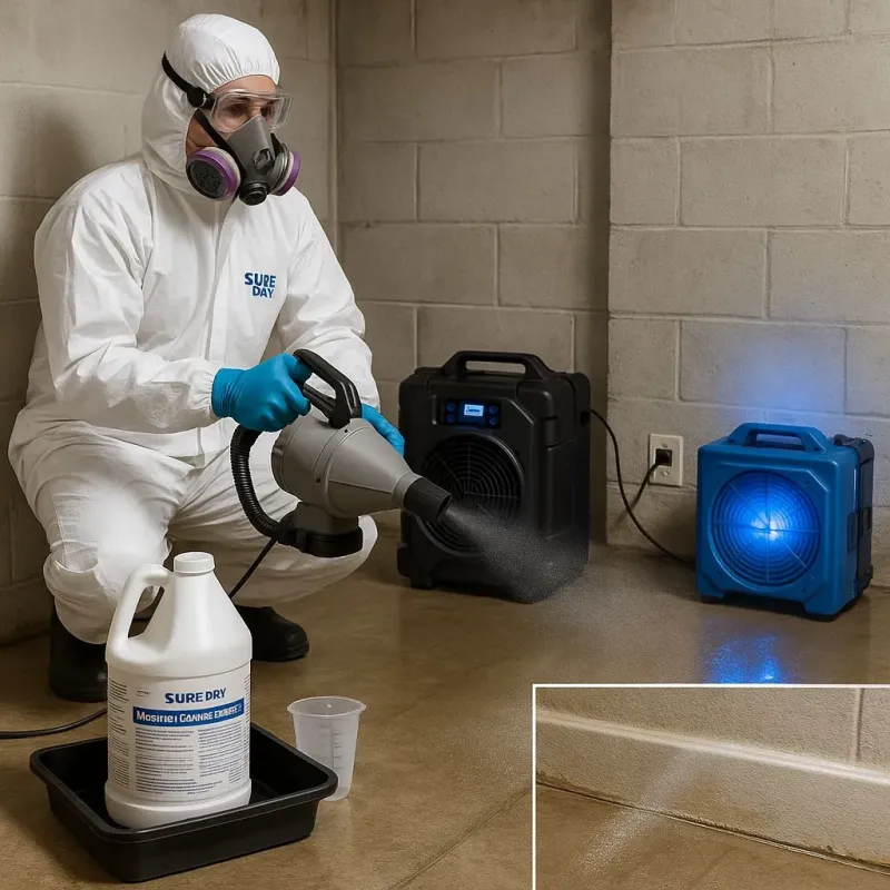 Sanitization and Odor Removal process in Cherryland, CA
